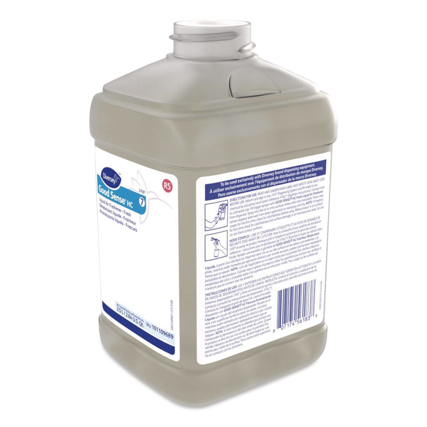Carpet Extraction Rinse, Floral Scent, 1 gal Bottle, 4/Carton