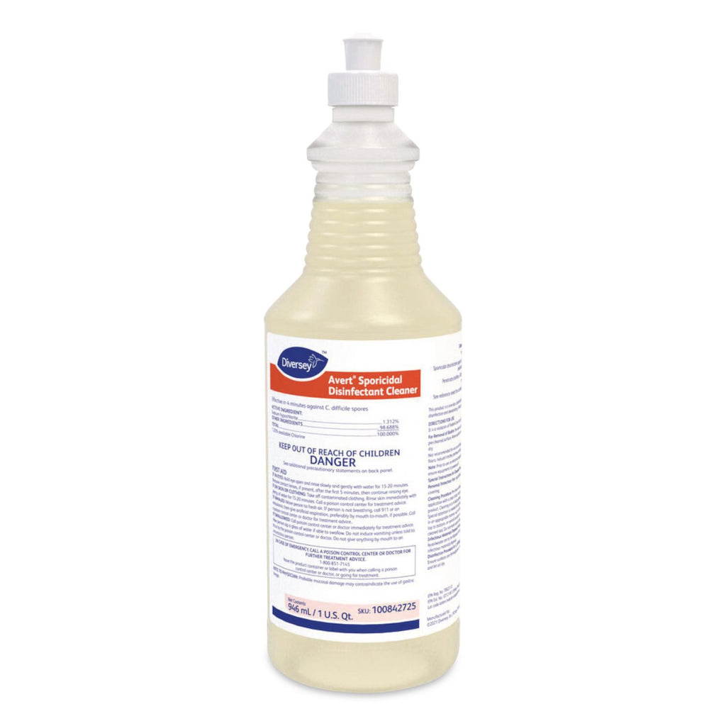 Avert Sporicidal Disinfectant Cleaner, 32 oz Spray Bottle, 12/Carton