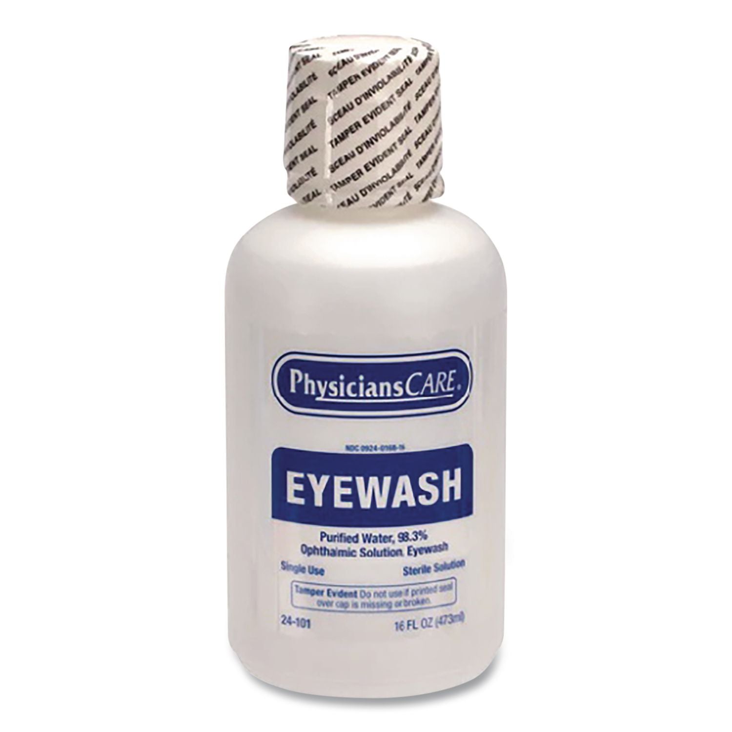 First Aid Only Sterile Ophthalmic Solution Eyewash - 16 fl oz - Sterile - For Eye Burning, Irritated Eyes - 1 Each