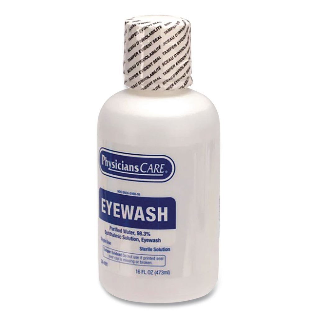 First Aid Only Sterile Ophthalmic Solution Eyewash - 16 fl oz - Sterile - For Eye Burning, Irritated Eyes - 1 Each
