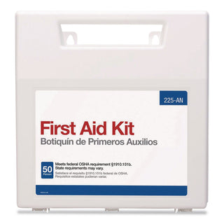 First Aid Only 50-person Worksite First Aid Kit - 196 x Piece(s) For 50 x Individual(s) - 11.3" Height x 10.8" Width x 3" Depth Length - Plastic Case - 1 Each