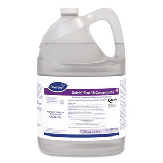 Five 16 One-Step Disinfectant Cleaner, 1 gal Bottle, 4/Carton