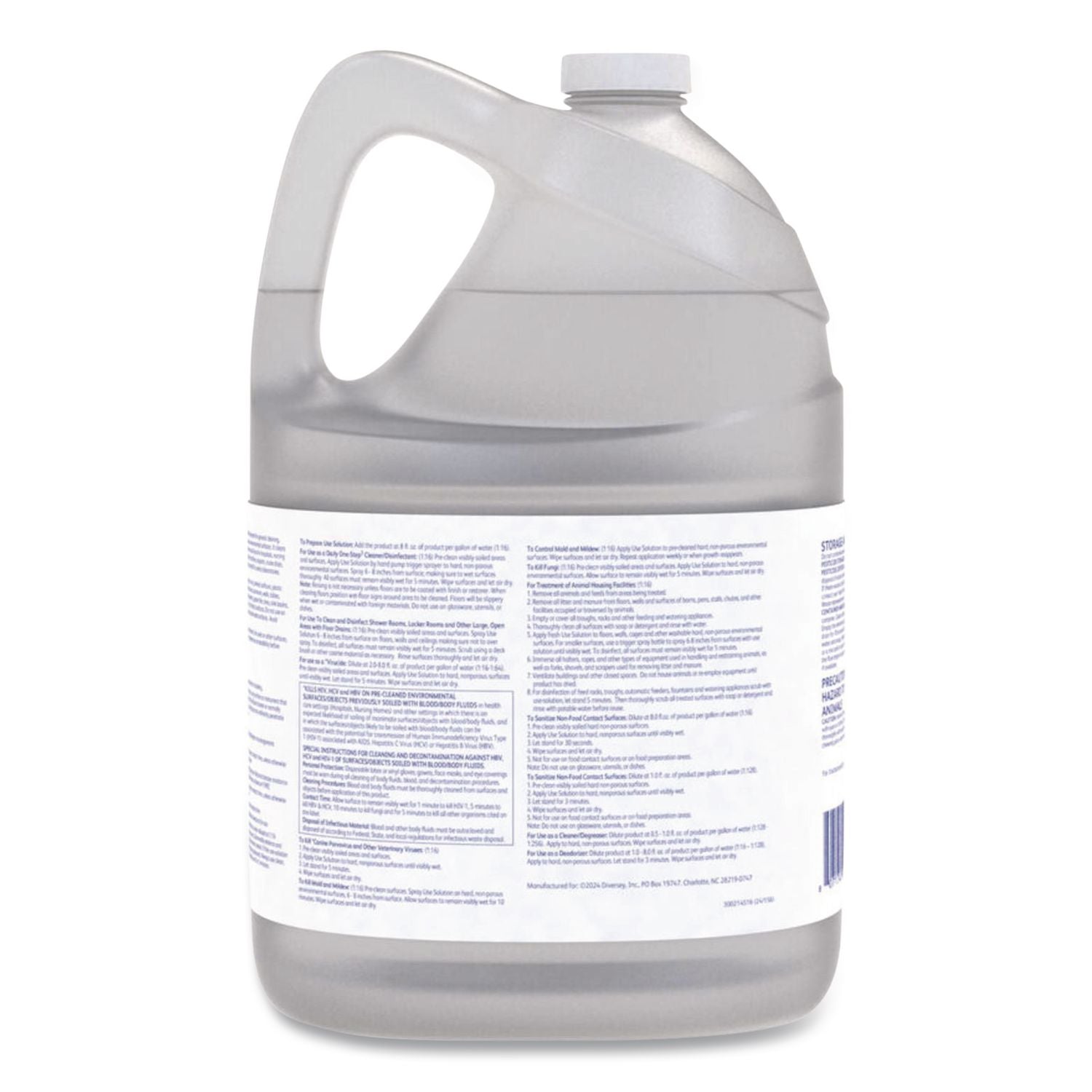 Five 16 One-Step Disinfectant Cleaner, 1 gal Bottle, 4/Carton