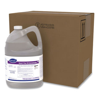 Five 16 One-Step Disinfectant Cleaner, 1 gal Bottle, 4/Carton