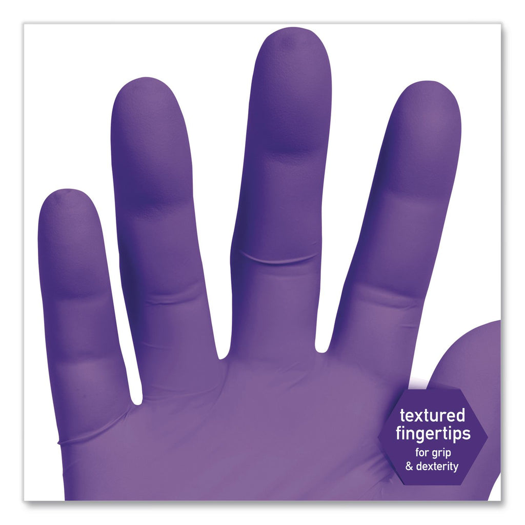 PURPLE NITRILE Exam Gloves, 242 mm Length, Medium, Purple, 1,000/Carton