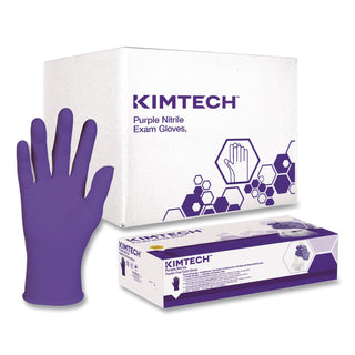 PURPLE NITRILE Gloves, Purple, 242 mm Length, X-Small, 6 mil, 1,000/Carton