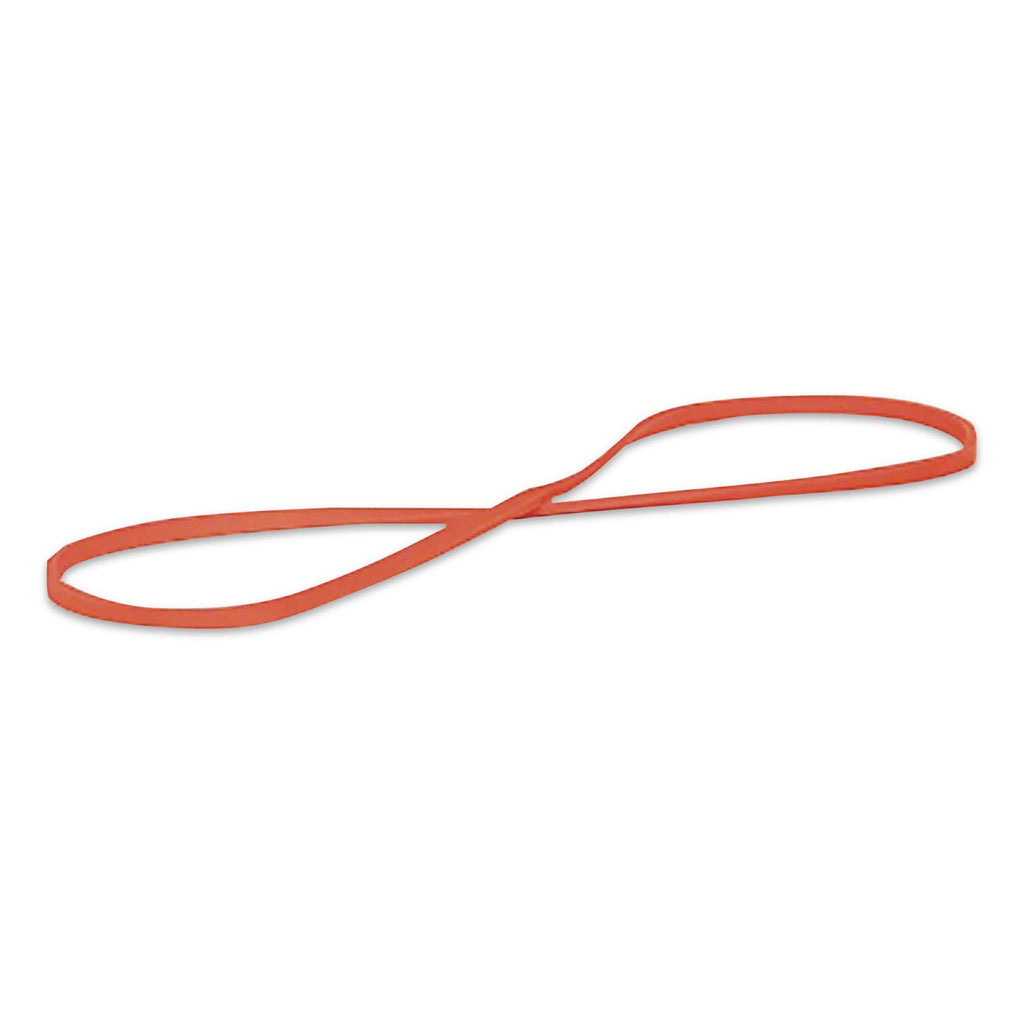 Non-Latex Rubber Bands, Size 19, 0.04" Gauge, Orange, 1 lb Box, 1,440/Box