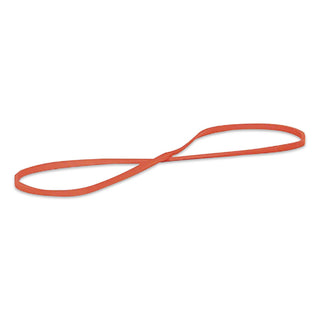Non-Latex Rubber Bands, Size 19, 0.04" Gauge, Orange, 1 lb Box, 1,440/Box