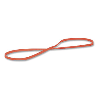 Alliance Rubber 37338 Non-Latex Rubber Bands - Size #33 - 1/4 lb. poly bag contains approx. 180 bands - 3 1/2" x 1/8" - Orange