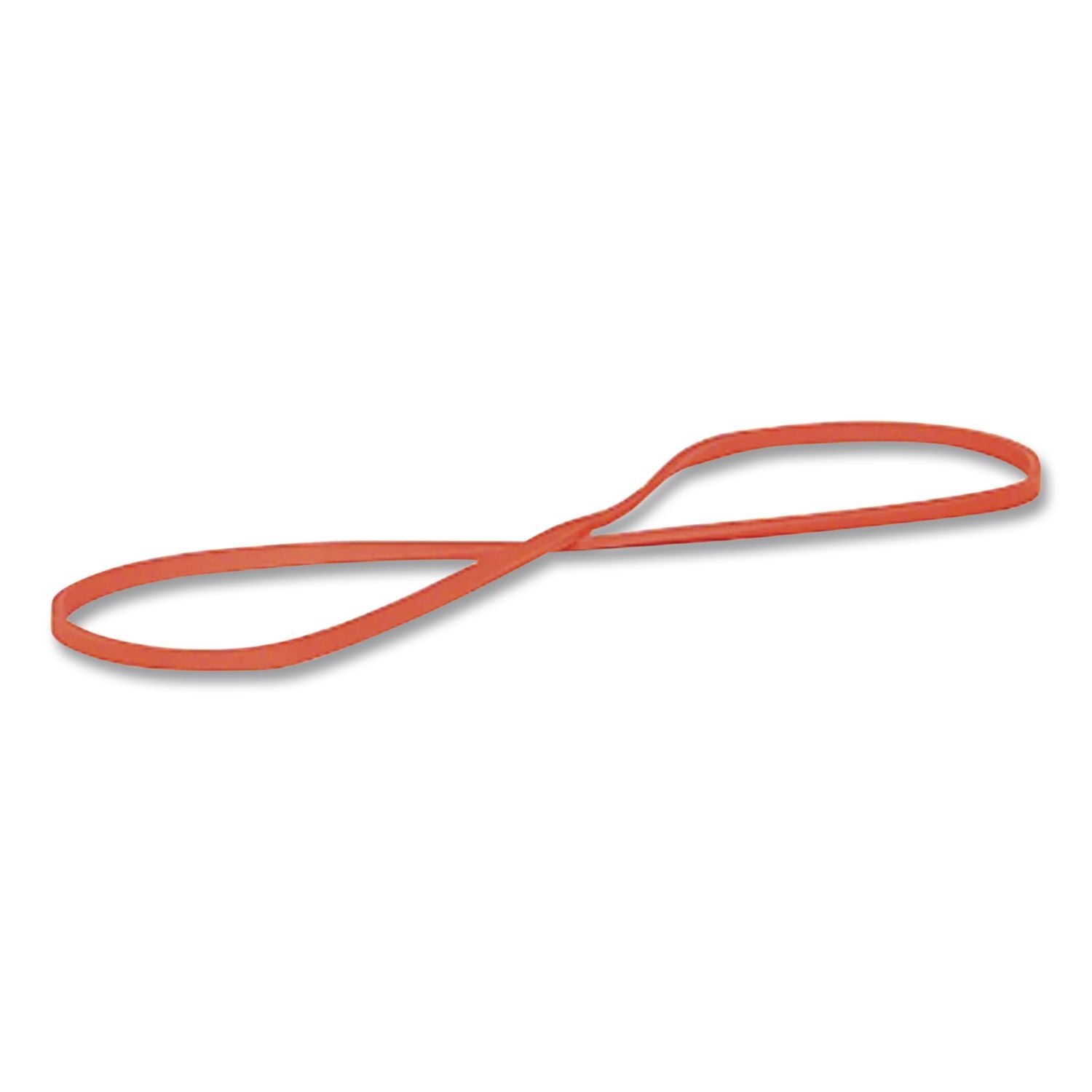 Alliance Rubber 37338 Non-Latex Rubber Bands - Size #33 - 1/4 lb. poly bag contains approx. 180 bands - 3 1/2" x 1/8" - Orange
