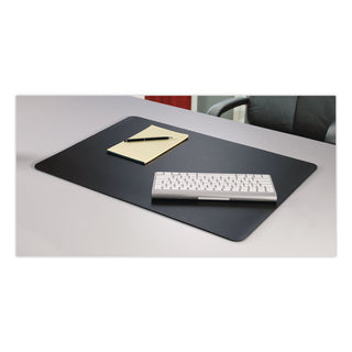 Rhinolin II Desk Pad with Antimicrobial Protection, 24 x 17, Black
