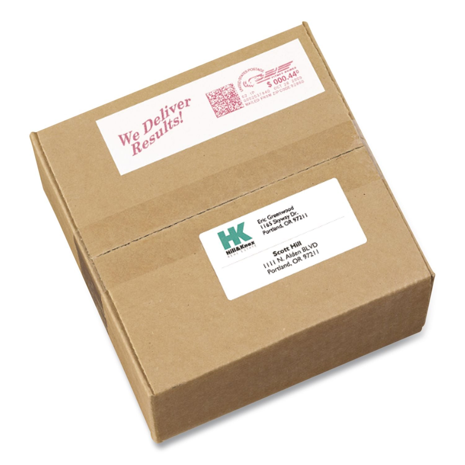 Postage Meter Labels For Pitney-Bowes Postage Machines, 1.5 x 2.75, White, 4/Sheet, 40 Sheets/Pack, (5288)