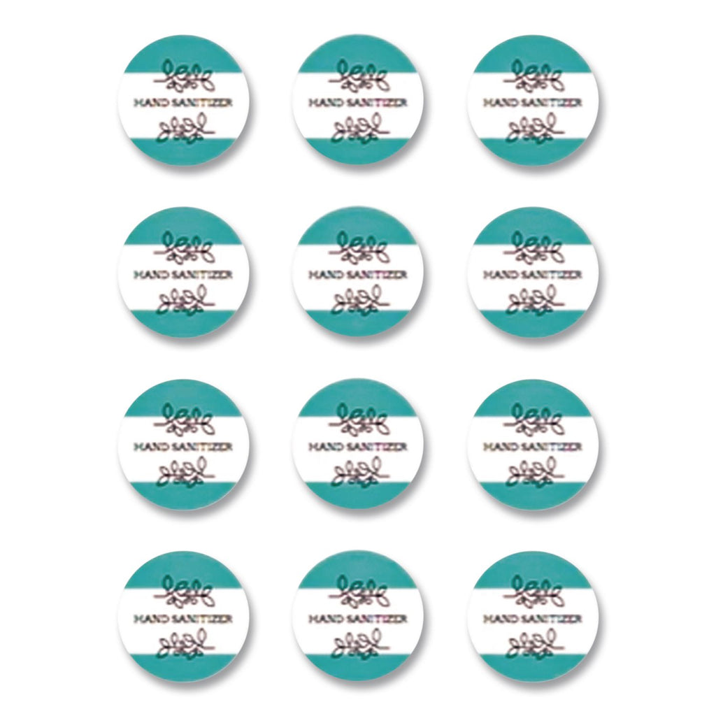 Printable Self-Adhesive Removable Color-Coding Labels, 1.25" dia, Assorted Colors, 8/Sheet, 50 Sheets/Box