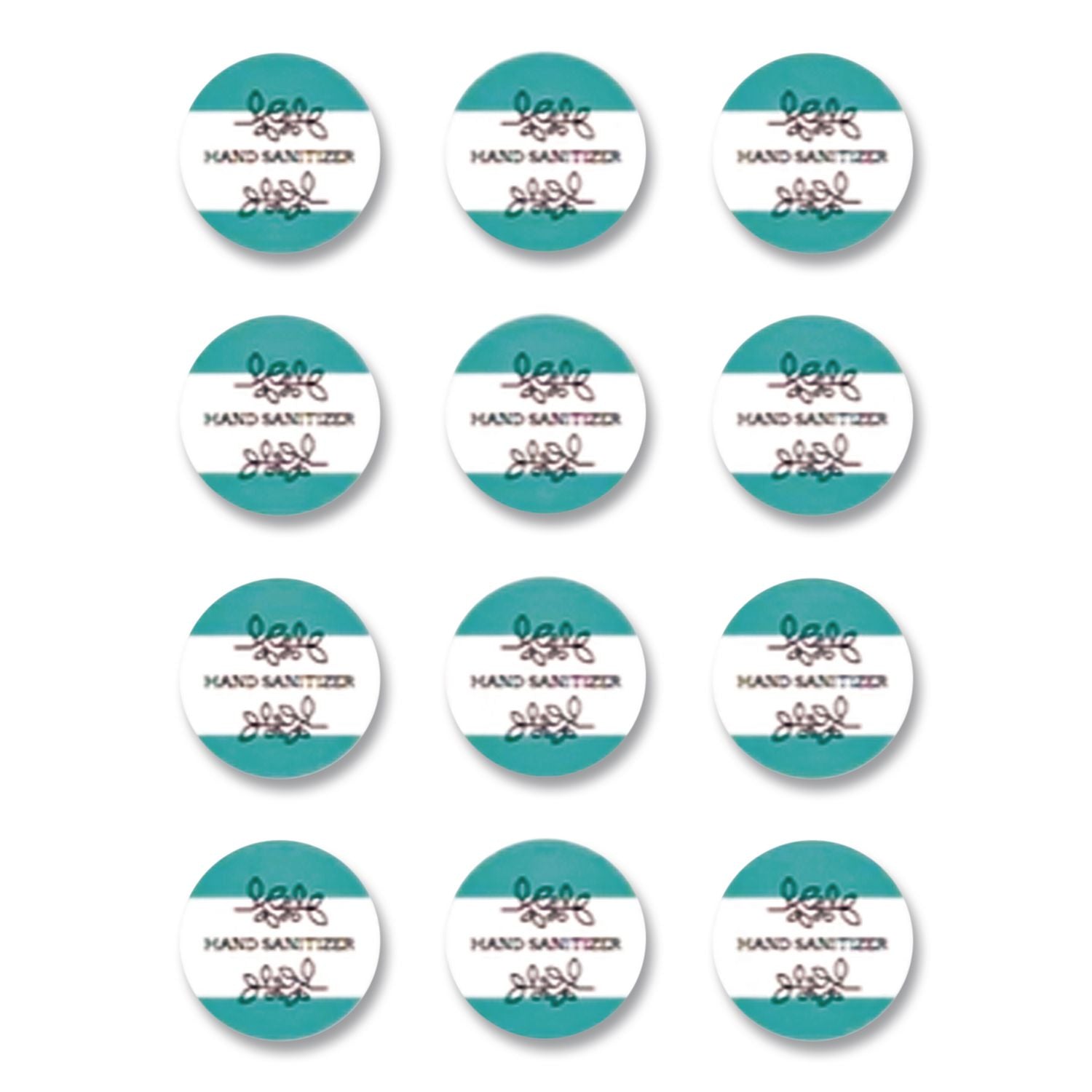 Printable Self-Adhesive Removable Color-Coding Labels, 1.25" dia, Assorted Colors, 8/Sheet, 50 Sheets/Box