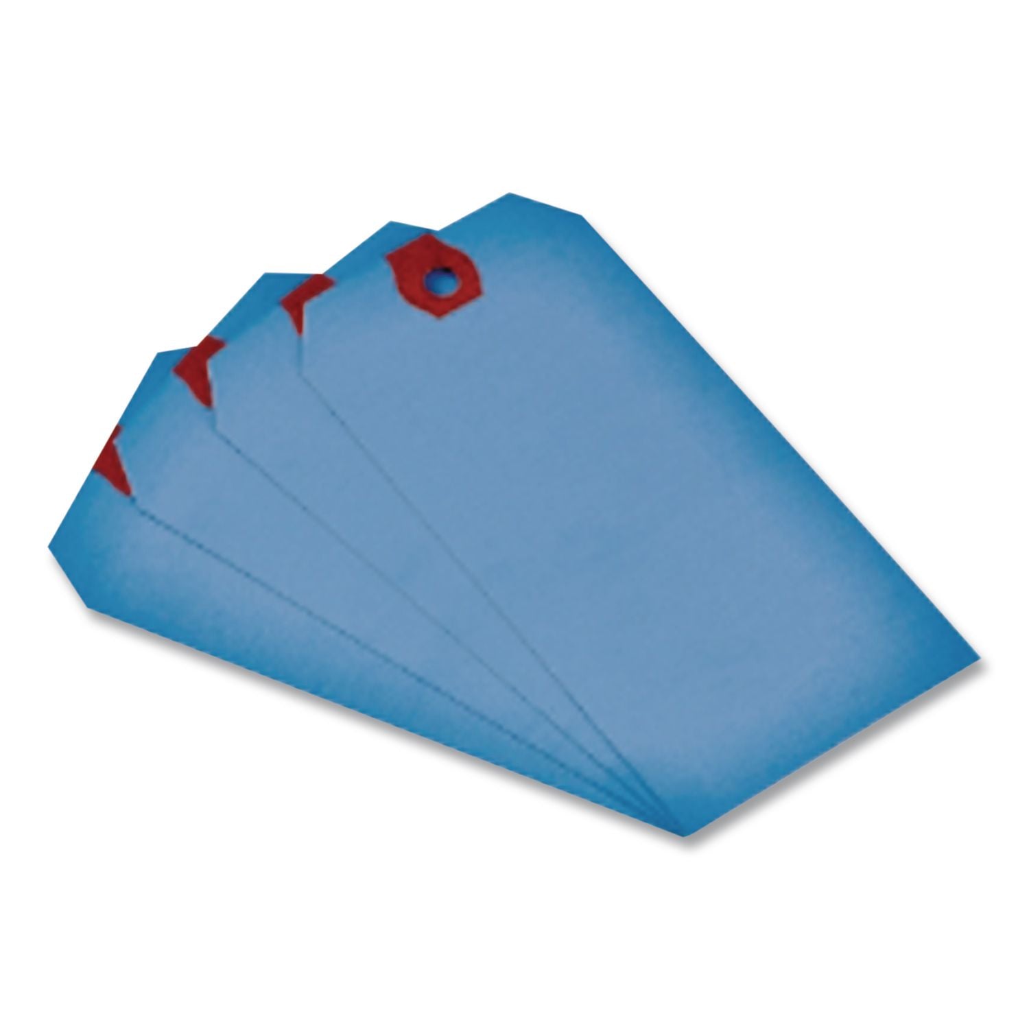 Unstrung Shipping Tags, 11.5 pt Stock, 4.75 x 2.38, Blue, 1,000/Box