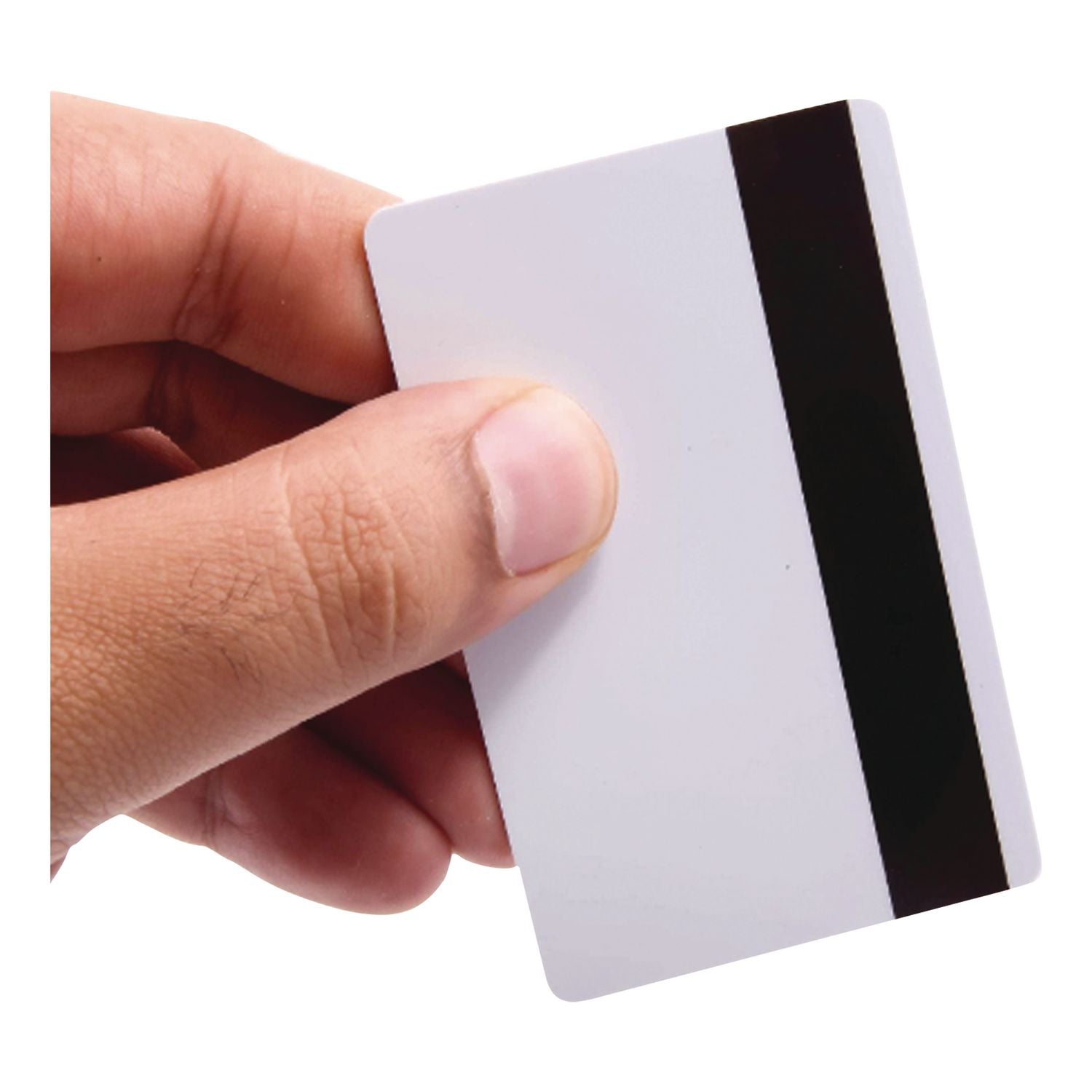 SICURIX Blank ID Card, 2 1/8 x 3 3/8, White, 100/Pack