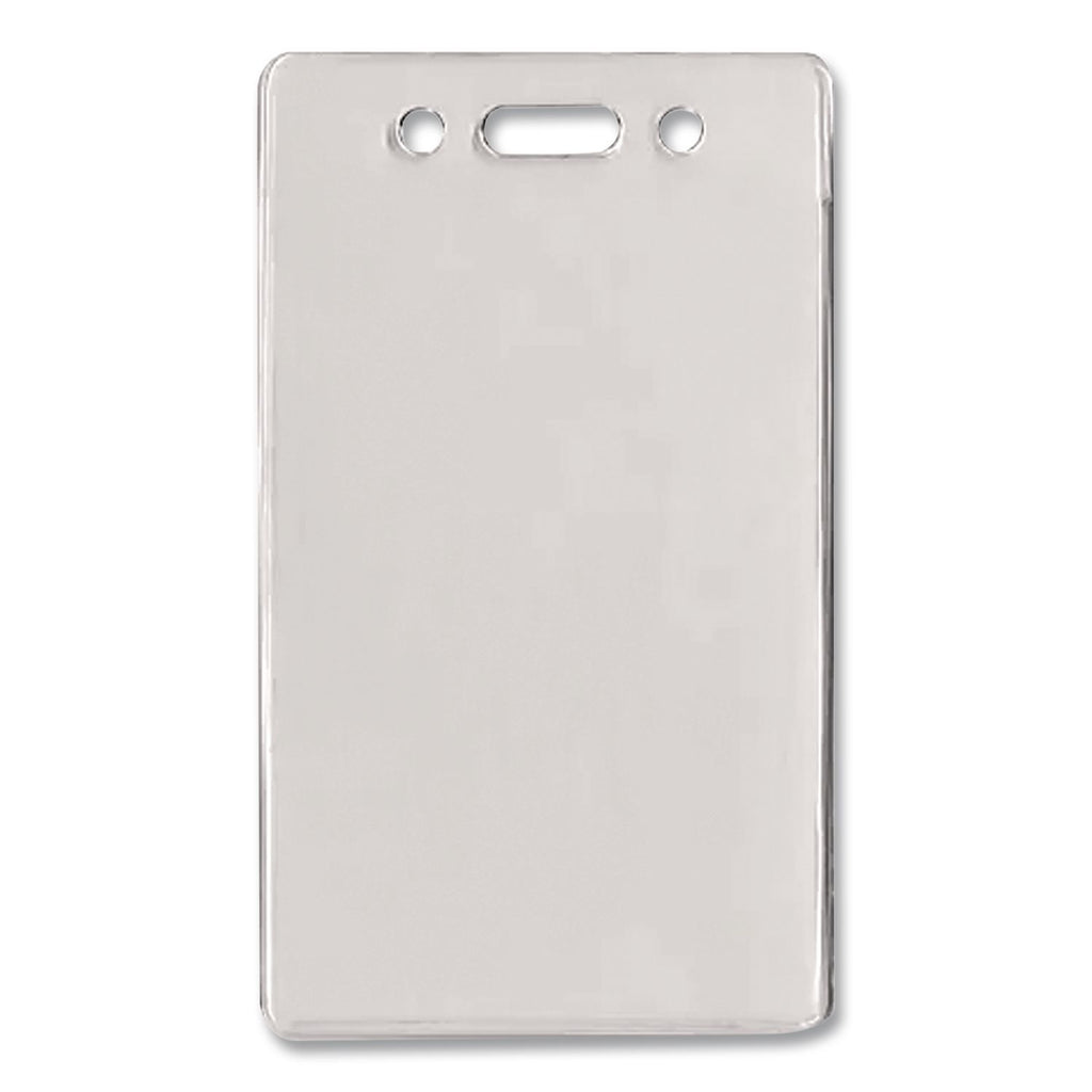 Proximity ID Badge Holders, Vertical, Clear 2.68" x 4.38" Holder, 2.38" x 3.63" Insert, 50/Pack
