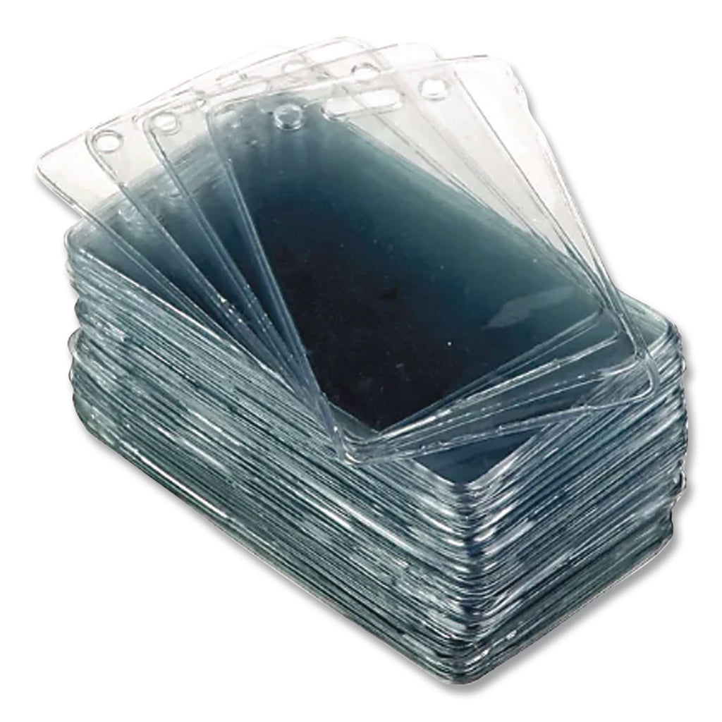 Proximity ID Badge Holders, Vertical, Clear 2.68" x 4.38" Holder, 2.38" x 3.63" Insert, 50/Pack