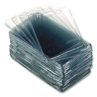Proximity ID Badge Holders, Vertical, Clear 2.68" x 4.38" Holder, 2.38" x 3.63" Insert, 50/Pack