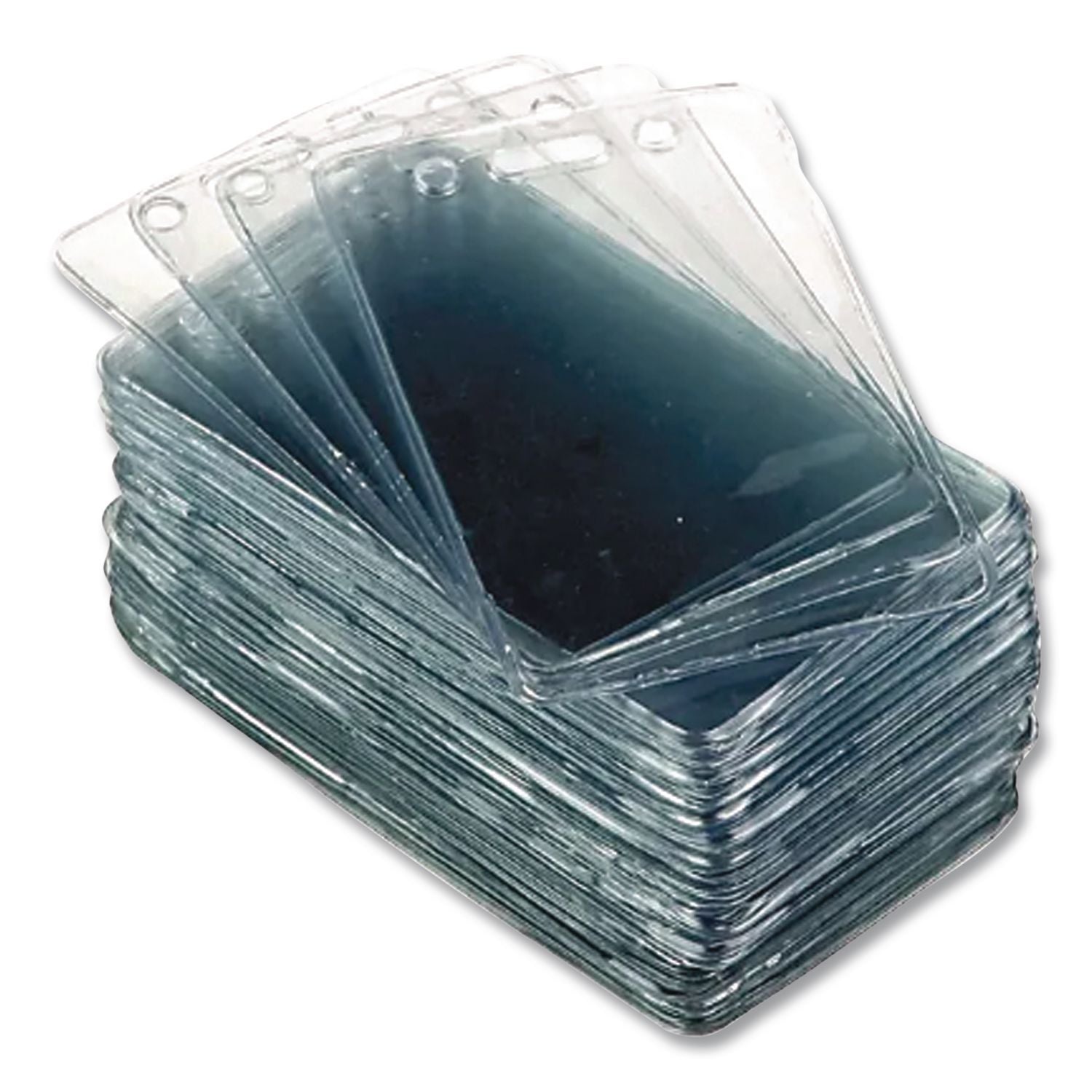Proximity ID Badge Holders, Vertical, Clear 2.68" x 4.38" Holder, 2.38" x 3.63" Insert, 50/Pack