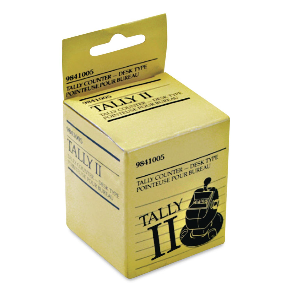 Tally II Desk Model Tally Counter, Registers 0-9999, Chrome