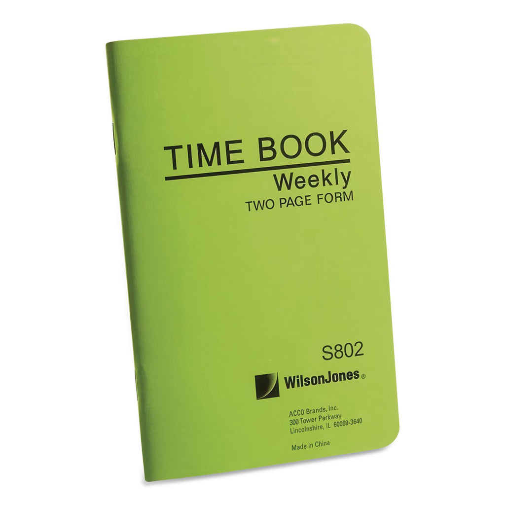 Foreman's Time Book, One-Part (No Copies), 13.5 x 4.13, 36 Forms Total