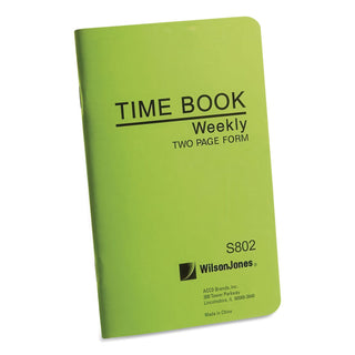 Foreman's Time Book, One-Part (No Copies), 13.5 x 4.13, 36 Forms Total
