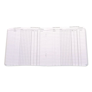 Foreman's Time Book, One-Part (No Copies), 13.5 x 4.13, 36 Forms Total