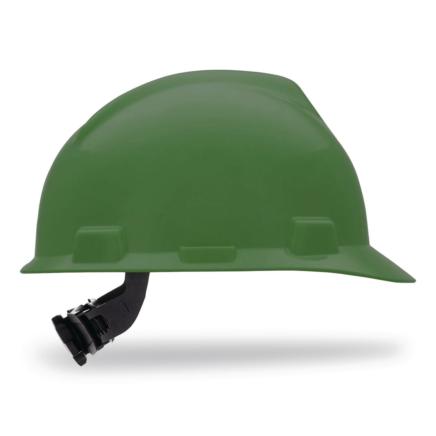 V-Gard Hard Hats, Ratchet Suspension, Size 6 1/2 - 8, Green