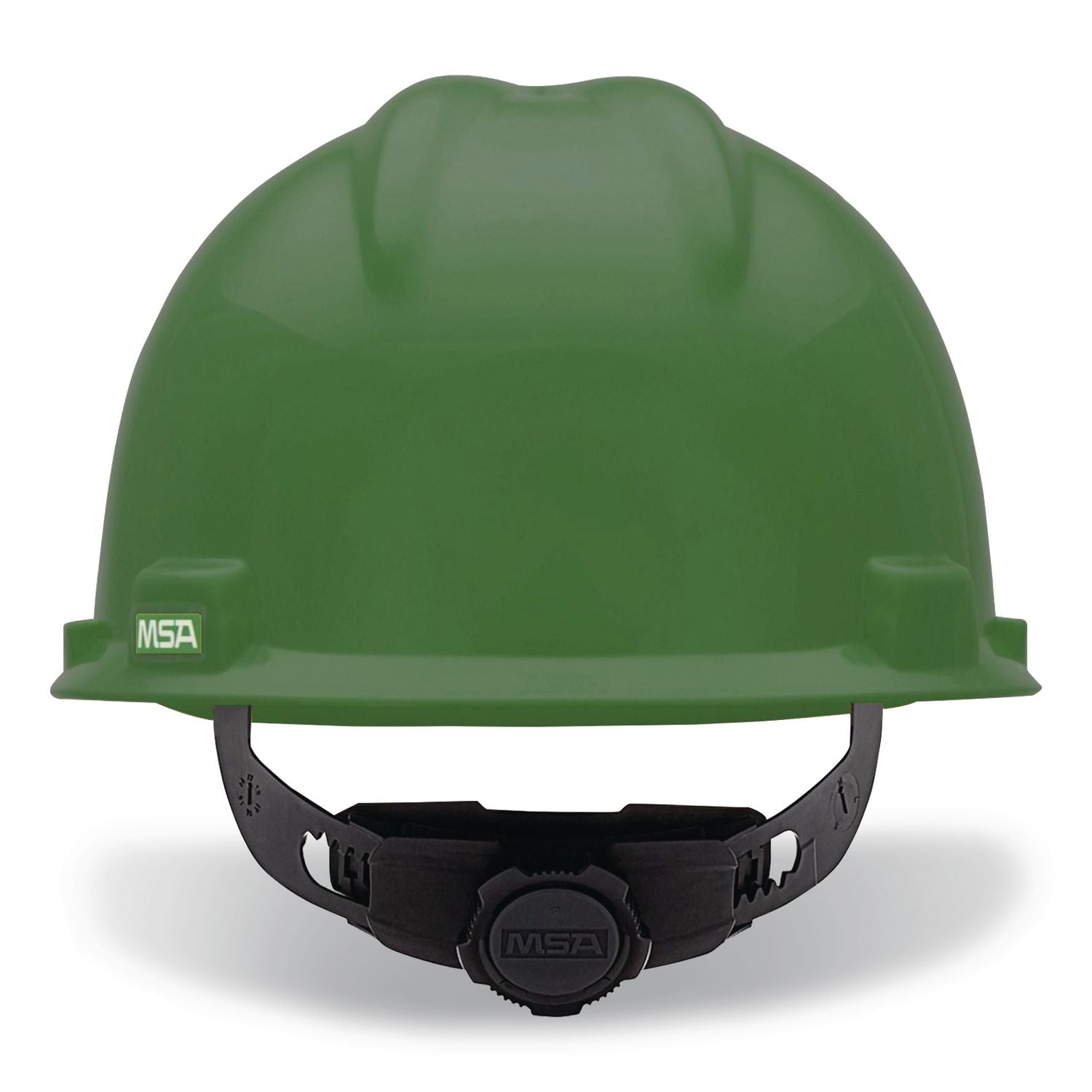 V-Gard Hard Hats, Ratchet Suspension, Size 6 1/2 - 8, Green