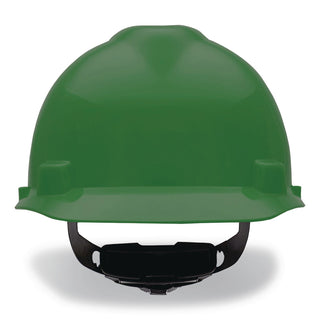 V-Gard Hard Hats, Ratchet Suspension, Size 6 1/2 - 8, Green