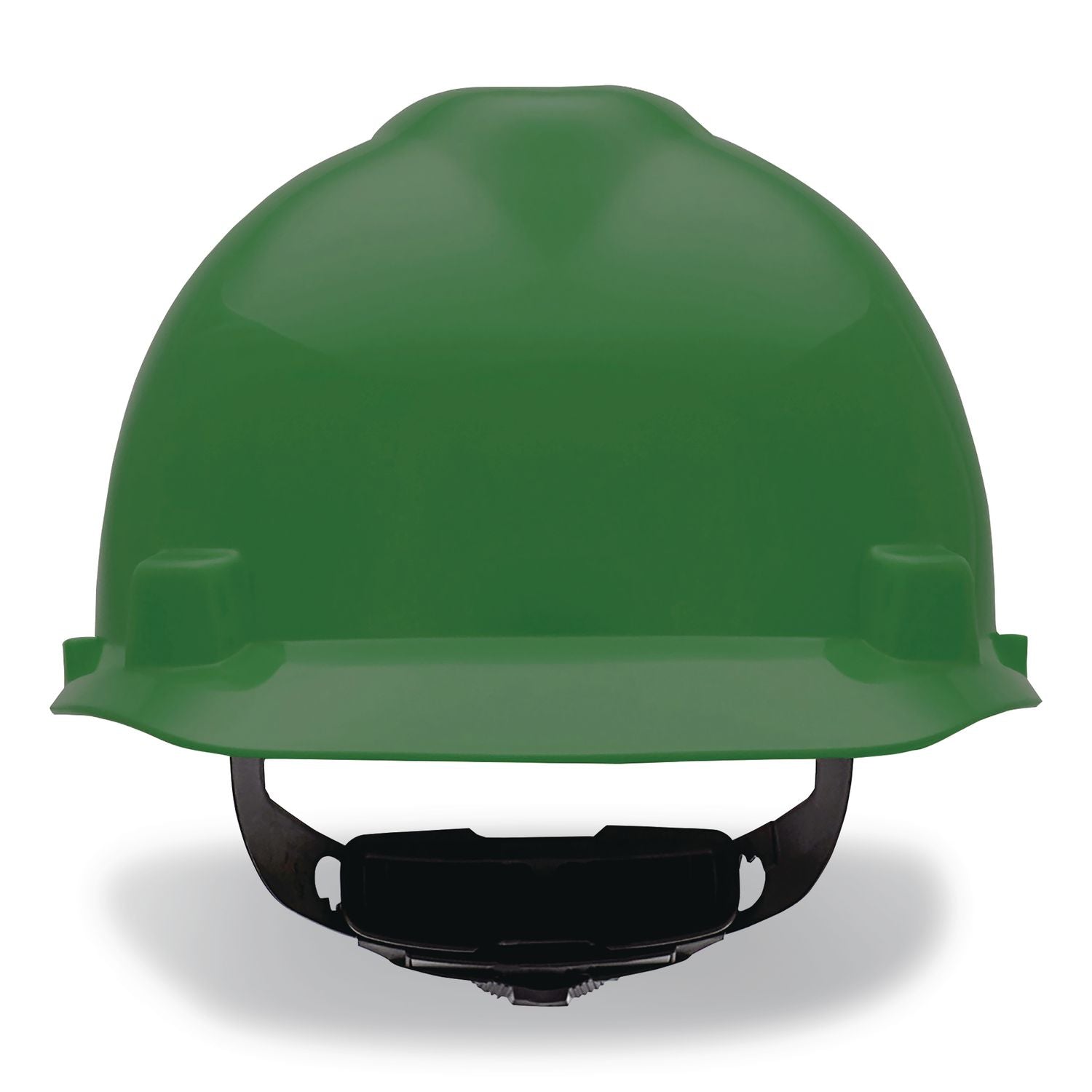 V-Gard Hard Hats, Ratchet Suspension, Size 6 1/2 - 8, Green