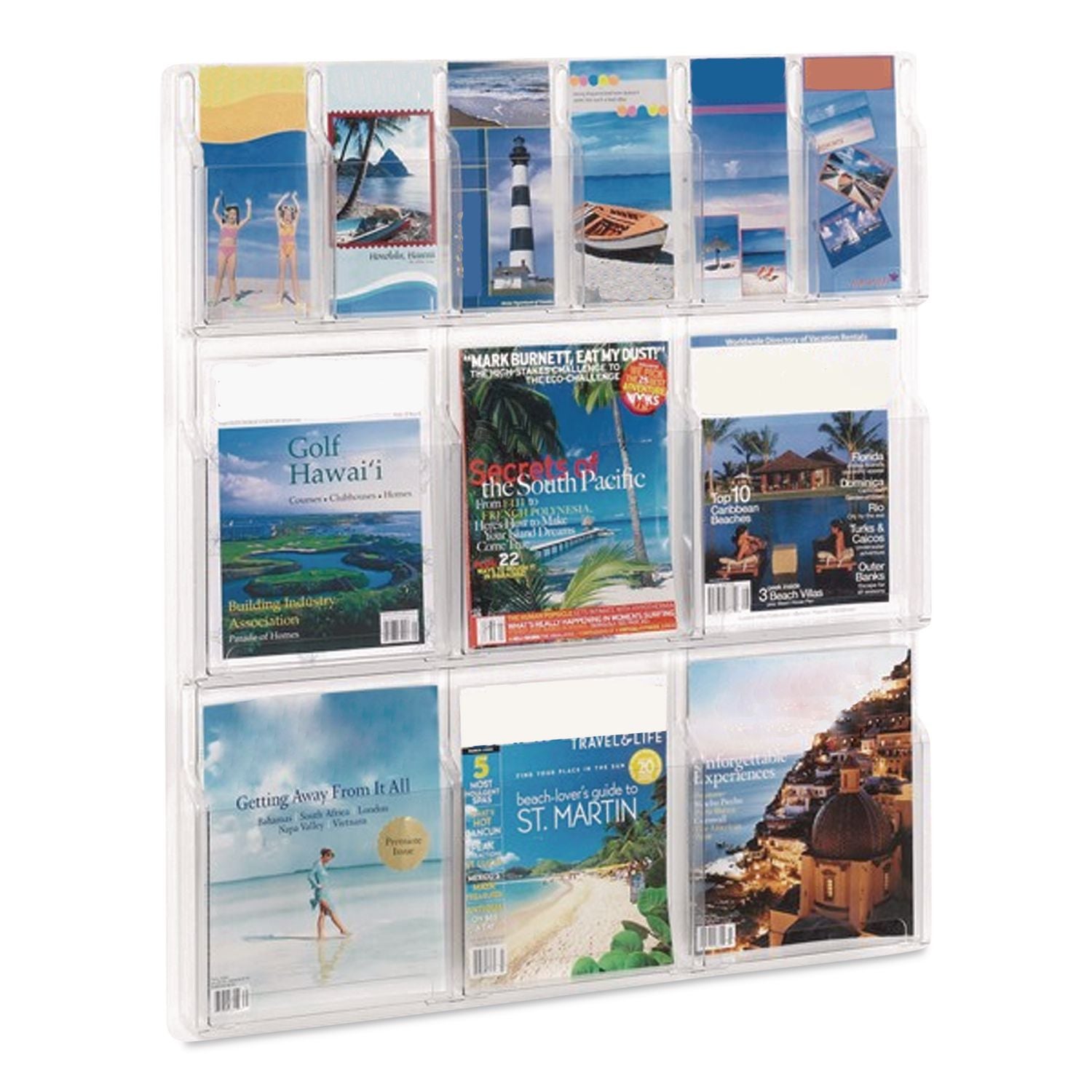 Rack,Display Clear 6 Mag