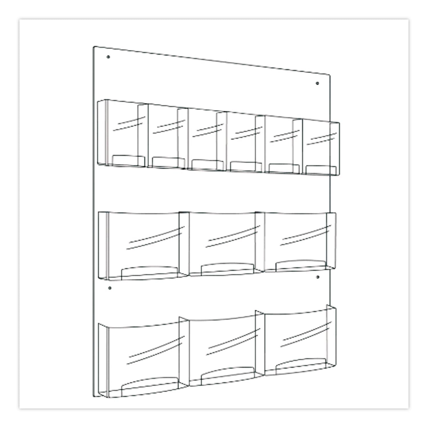 Rack,Display Clear 6 Mag
