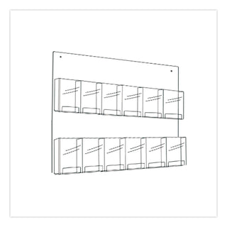 Rack,Display Clear2C 12 P