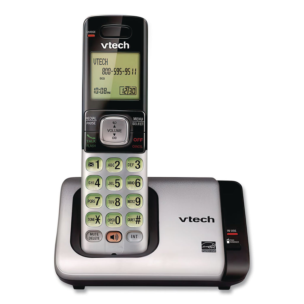 CS5129-2 Two-Handset Cordless Telephone System, DECT 6.0, Silver/Black