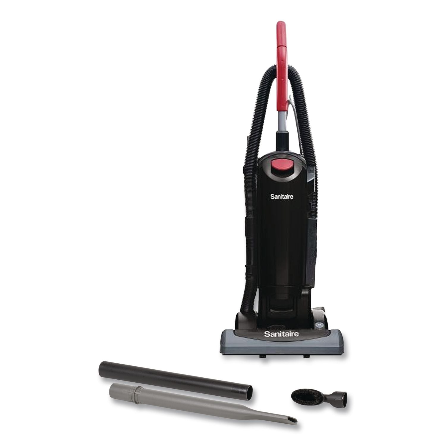 FORCE QuietClean Upright Vacuum SC5815D, 15" Cleaning Path, Red