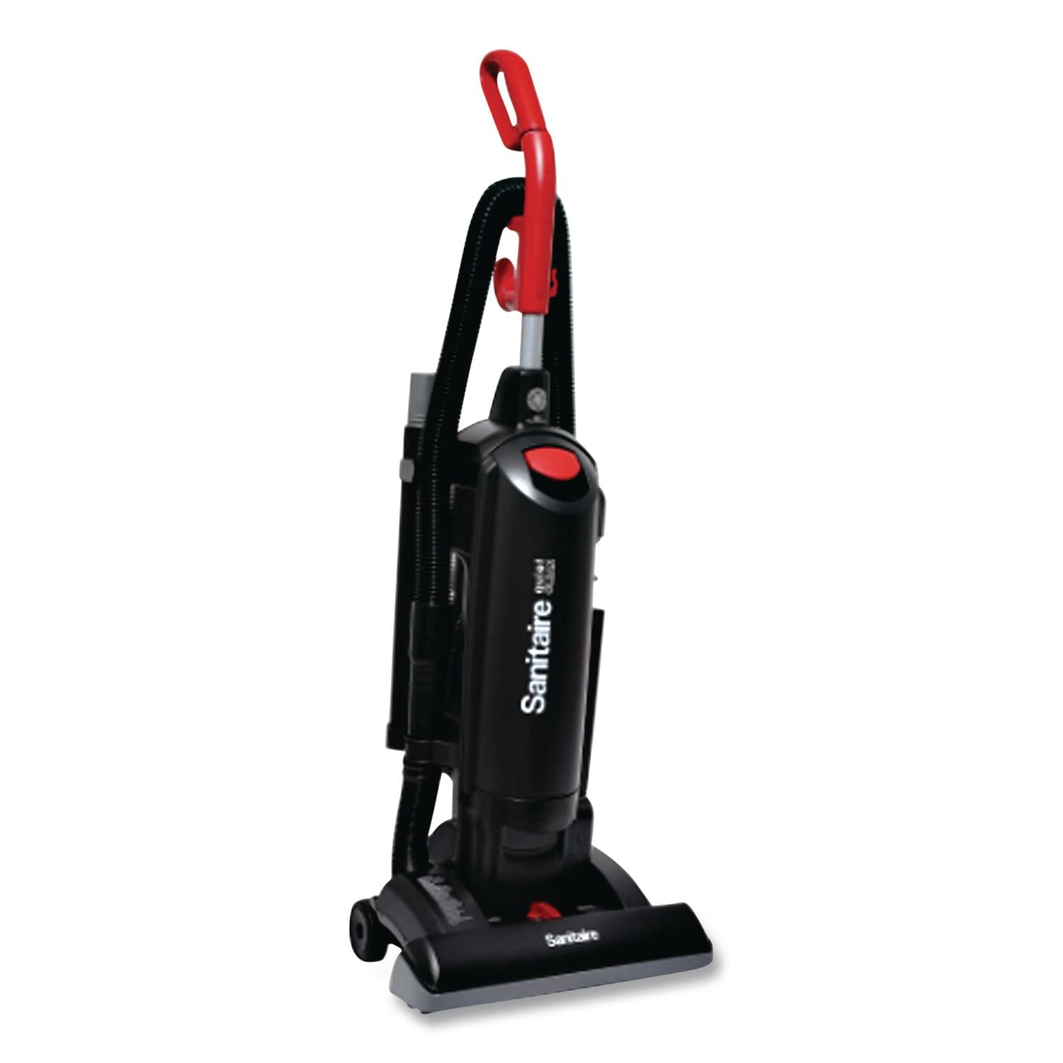 FORCE QuietClean Upright Vacuum SC5815D, 15" Cleaning Path, Red