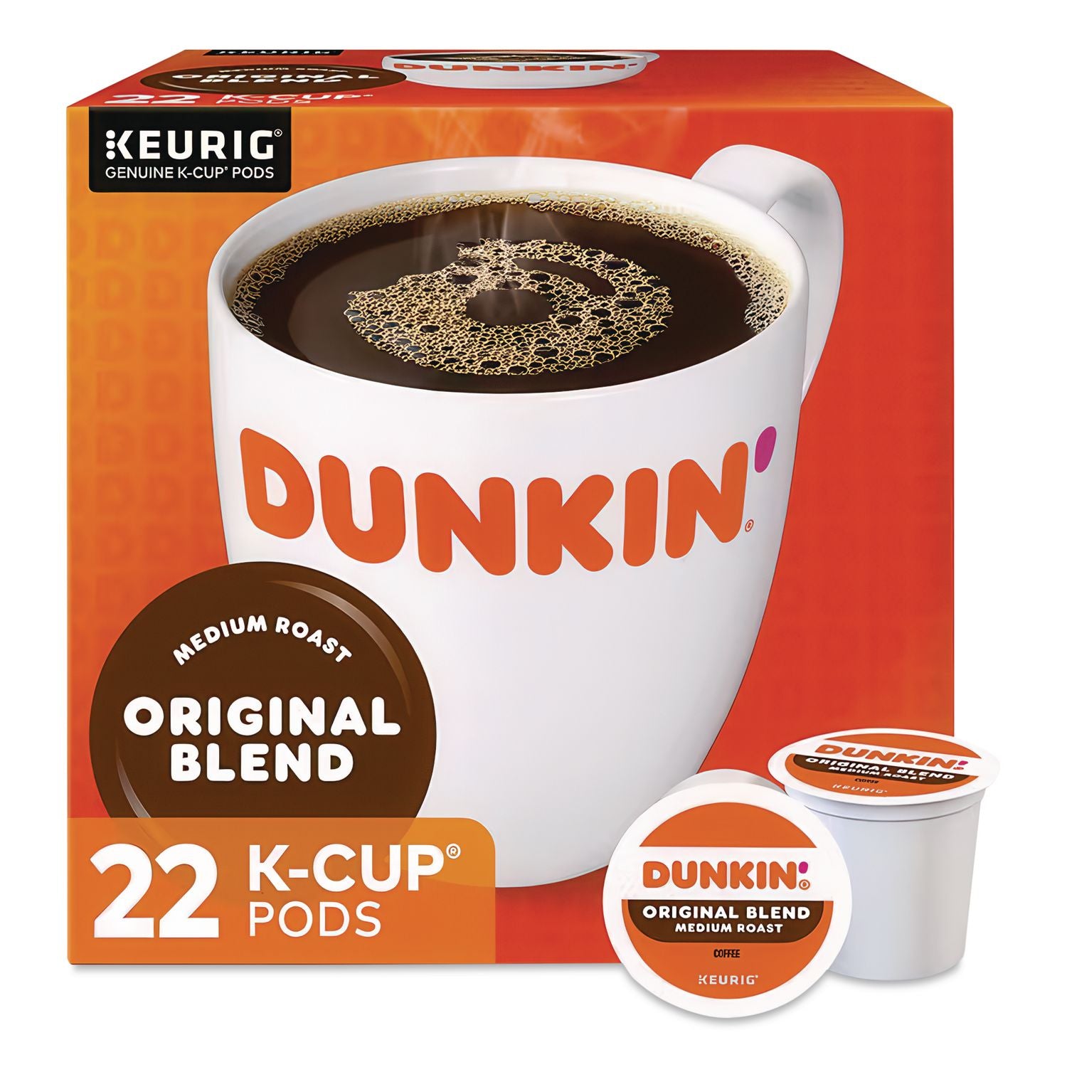 K-Cup Pods, Original Blend, 22/Box