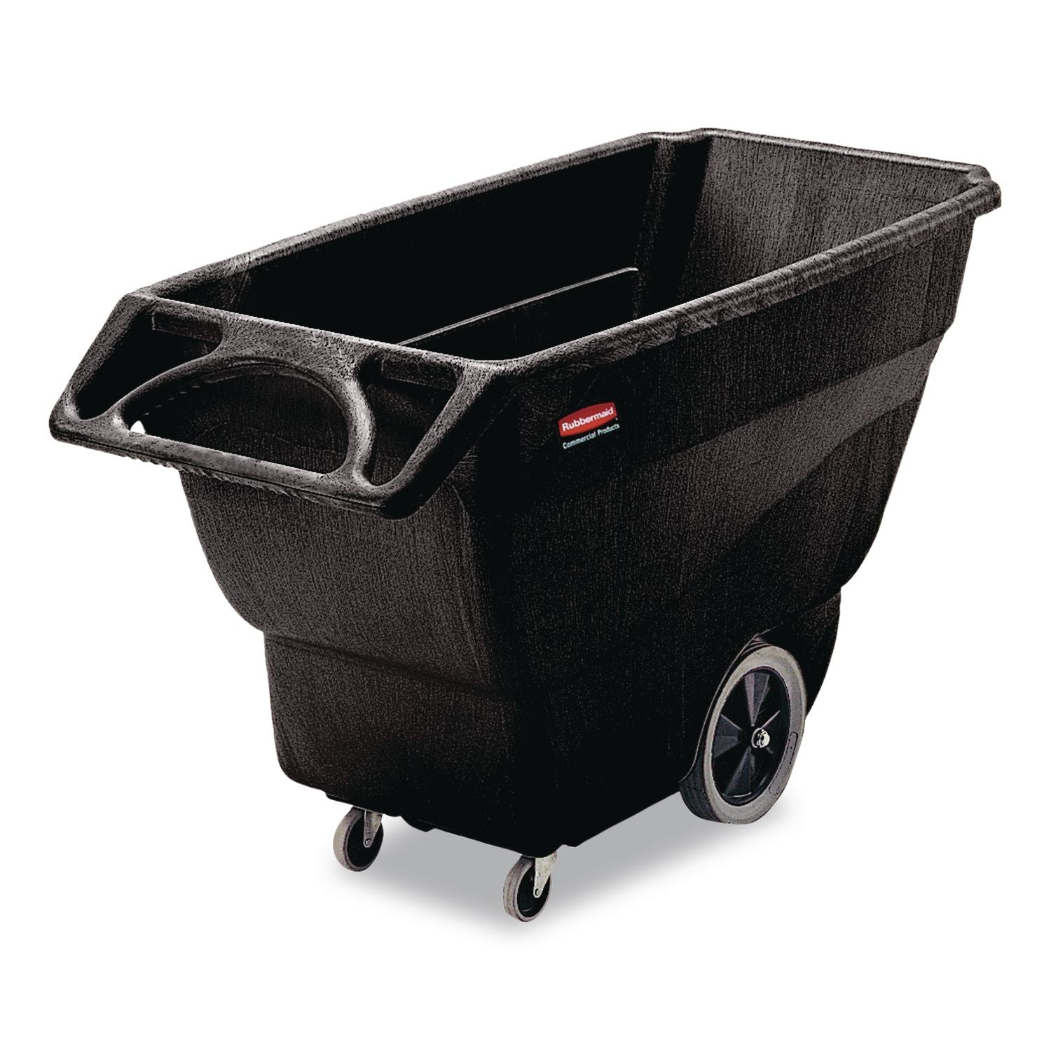 Structural Foam Tilt Truck, 151 gal, 600 lb Capacity, Plastic, Black