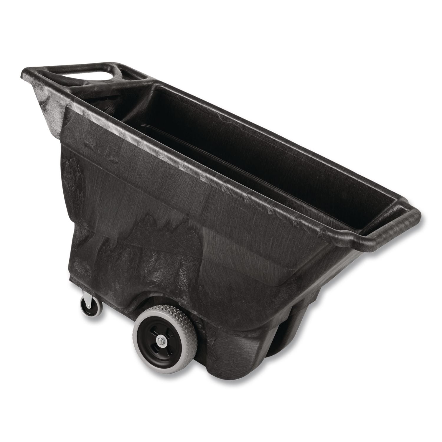 Structural Foam Tilt Truck, 101 gal, 450 lb Capacity, Plastic, Black