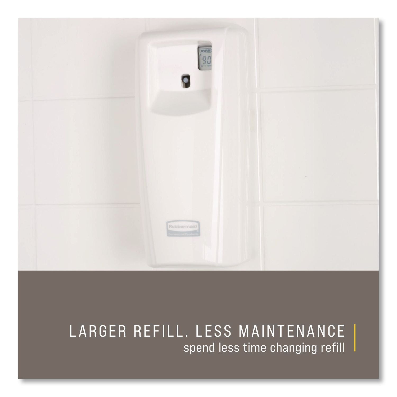 TC Microburst Odor Control System 9000 LCD, 3.6 x 4.33 x 8.75, White