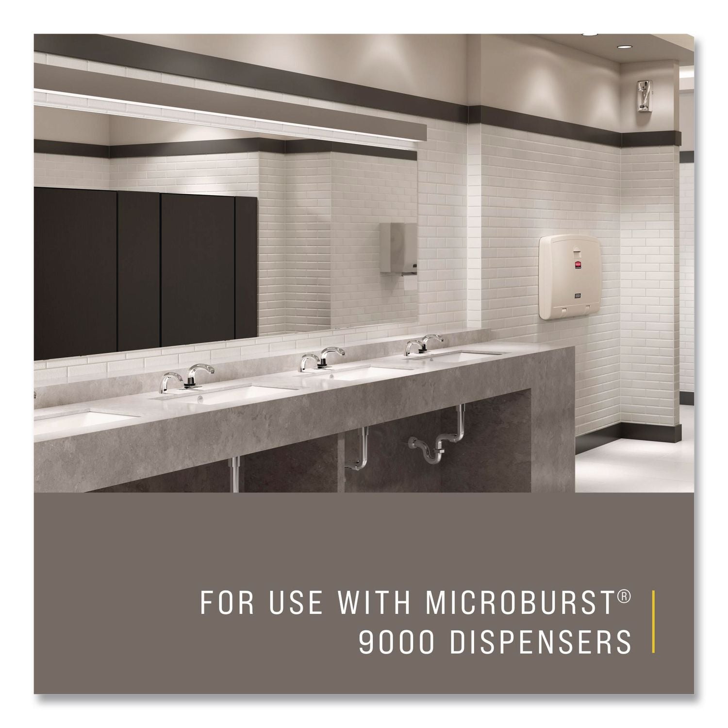 TC Microburst 9000 Air Freshener Refill, Mandarin Orange, 5.3 oz Aerosol Spray, 4/Carton