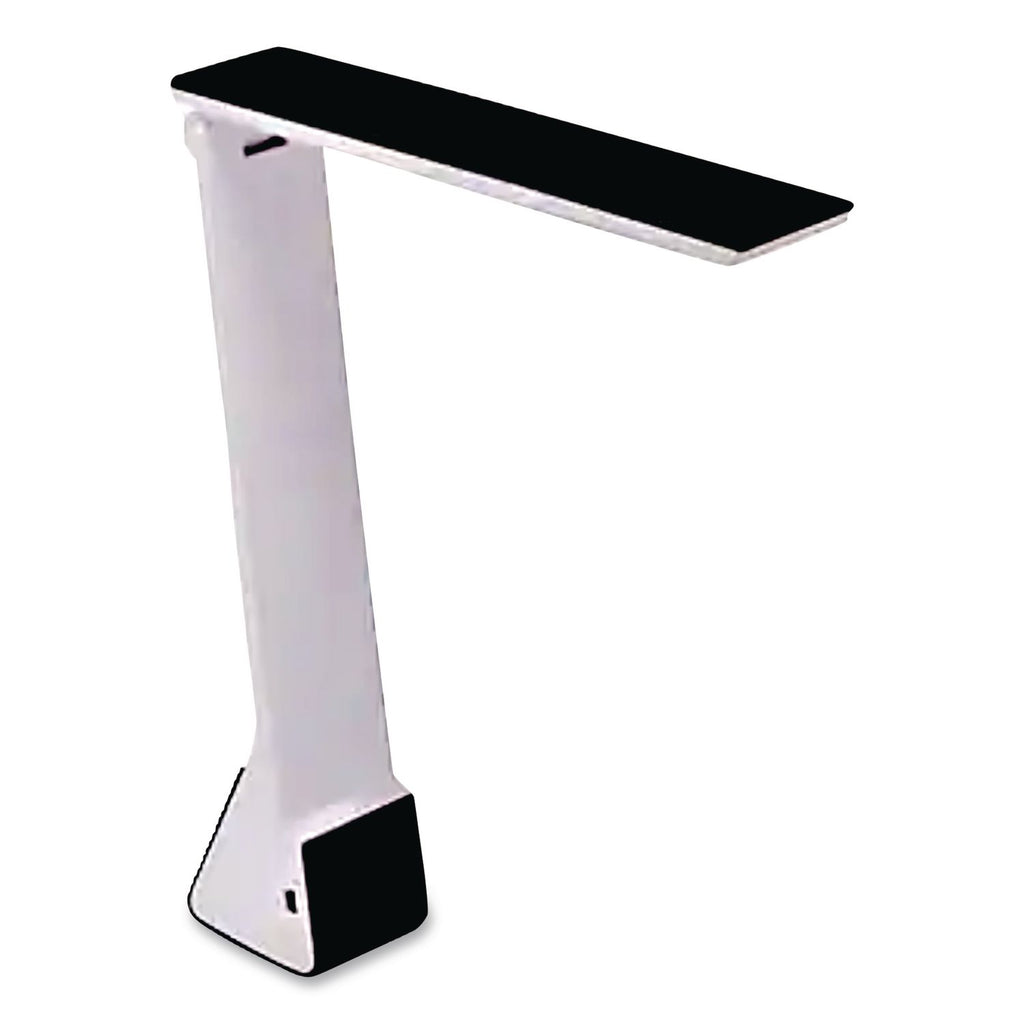 Konnect Rechargeable Folding LED Desk Lamp, 2.52w x 2.13d x 11.02h, Gray/Black