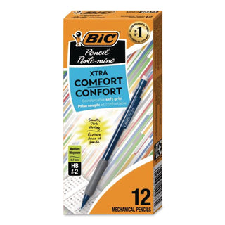 Xtra-Comfort Mechanical Pencil, 0.7 mm, HB (#2), Black Lead, Assorted Barrel Colors, Dozen