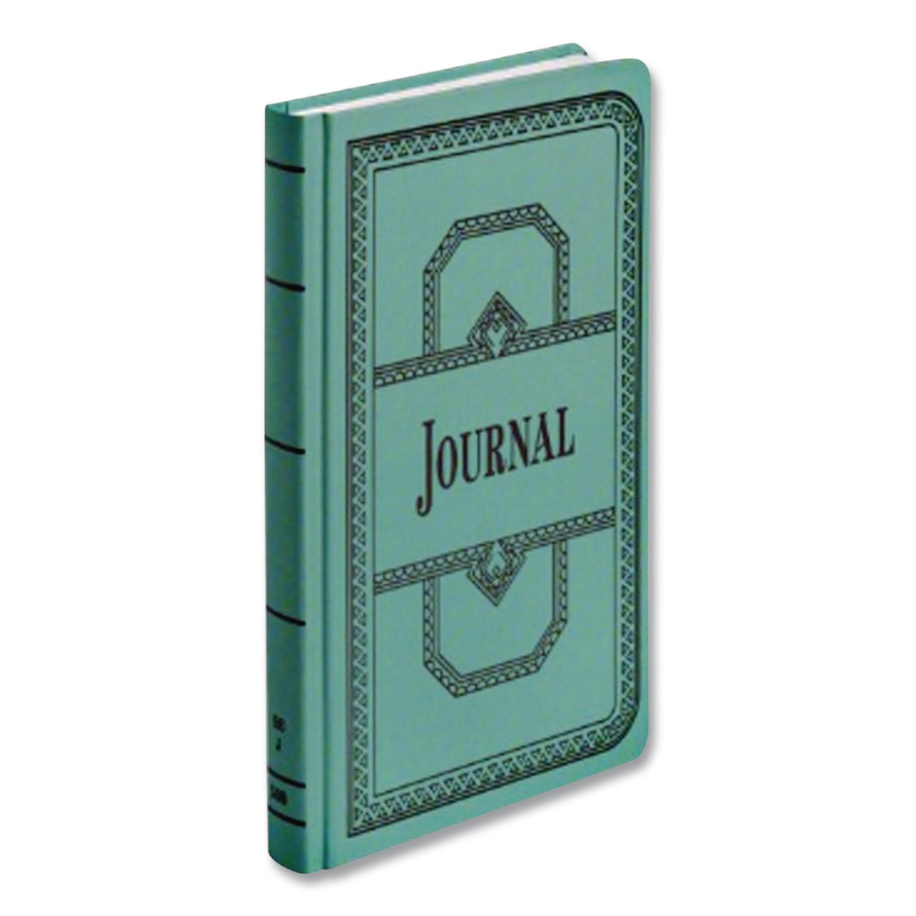 Account Journal, Journal-Style Rule, Blue Cover, 11.75 x 7.25 Sheets, 150 Sheets/Book