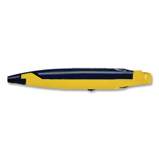 Plastic Light-Duty Utility Knife with Retractable Blade, 6" Plastic Handle, Yellow