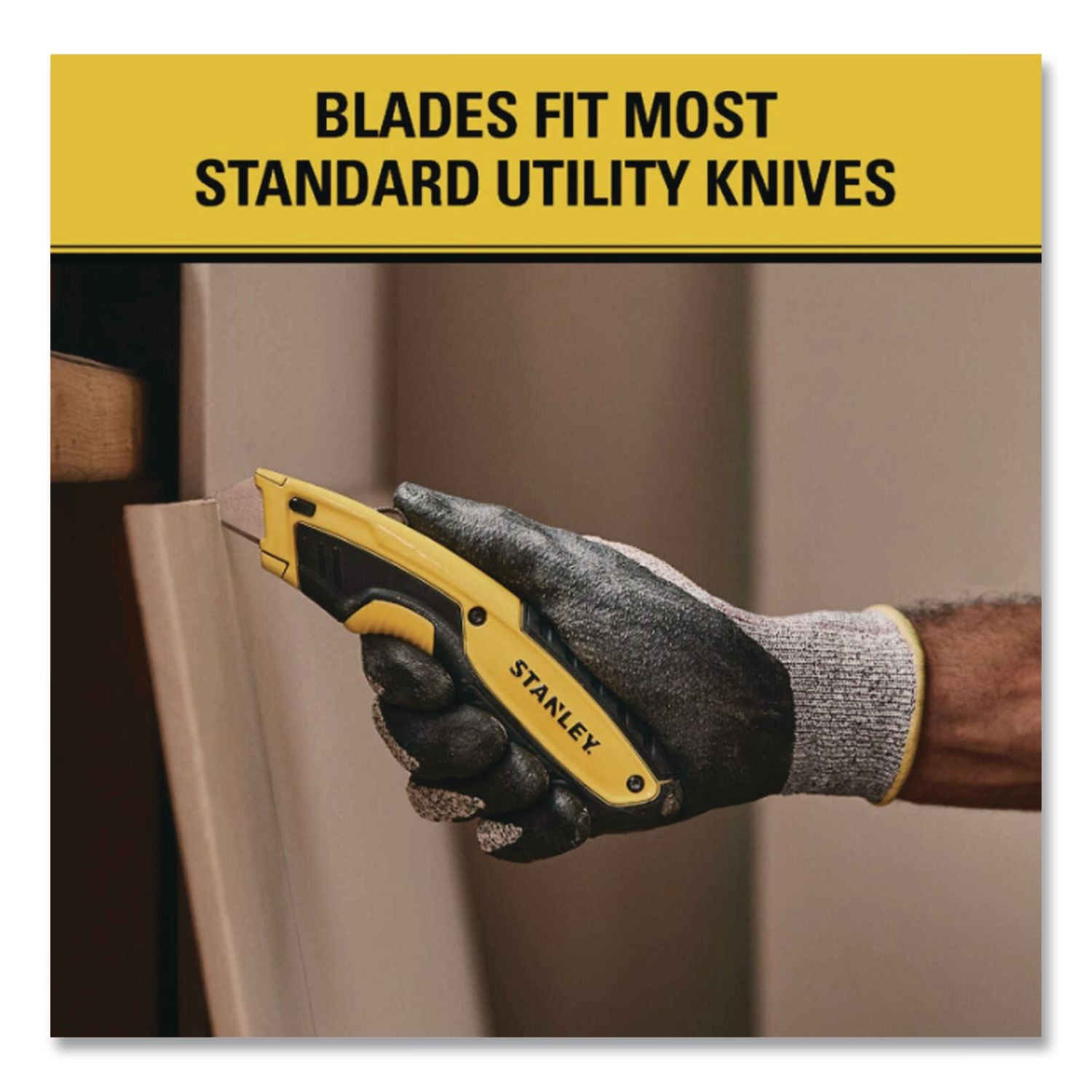 Heavy-Duty Utility Knife Replacement Blade, 5/Pack