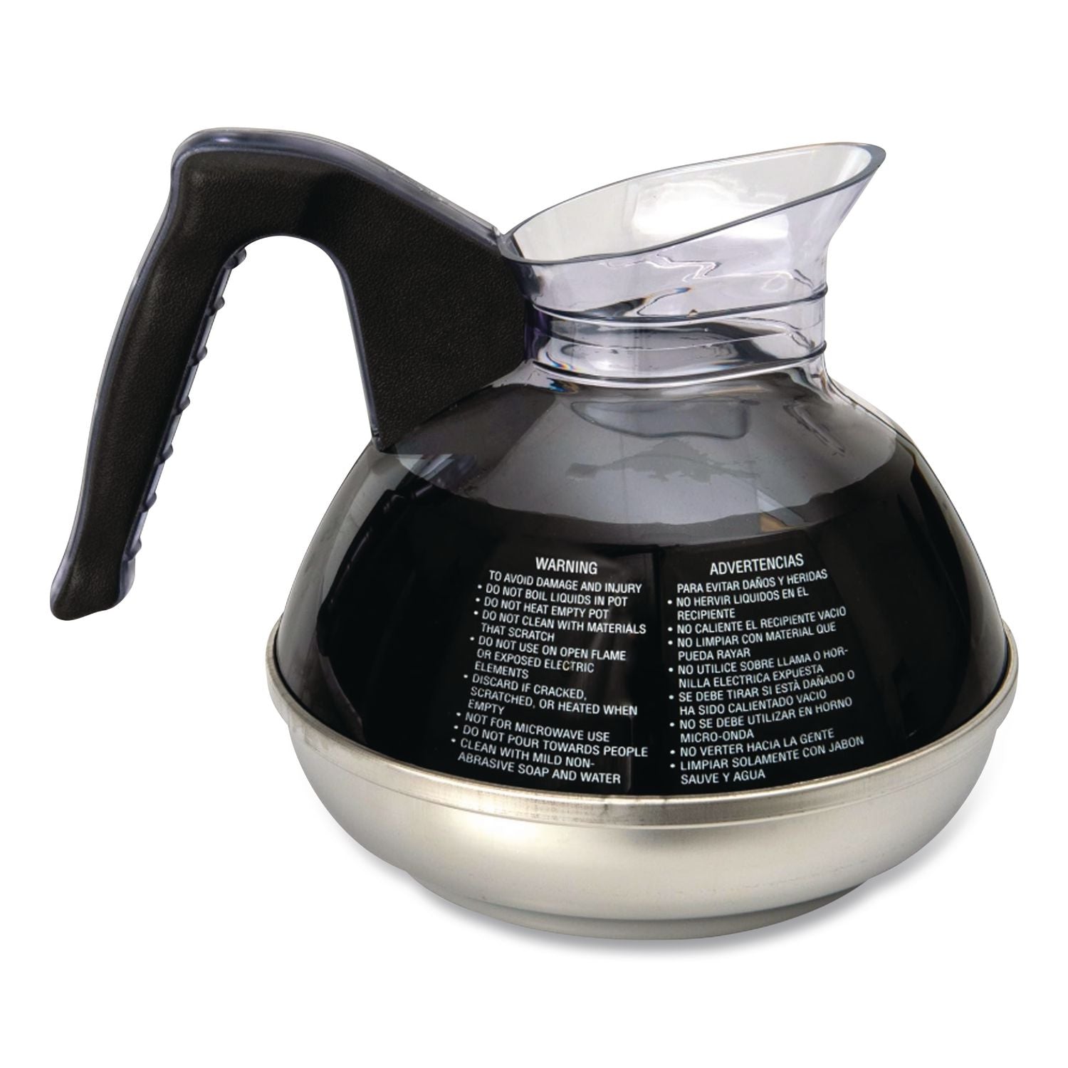64 oz. Easy Pour Decanter, Black Handle