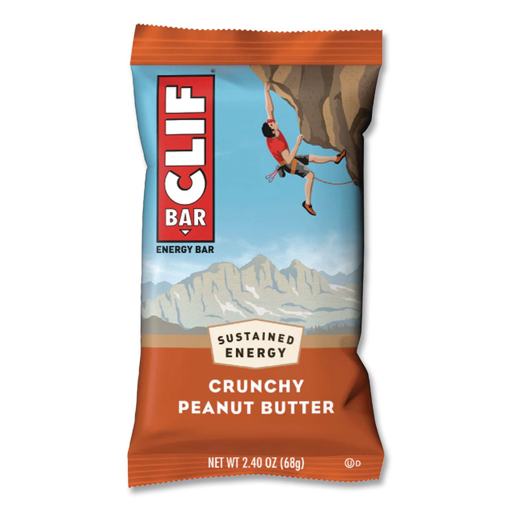 Energy Bar, Crunchy Peanut Butter, 2.4 oz, 12/Box